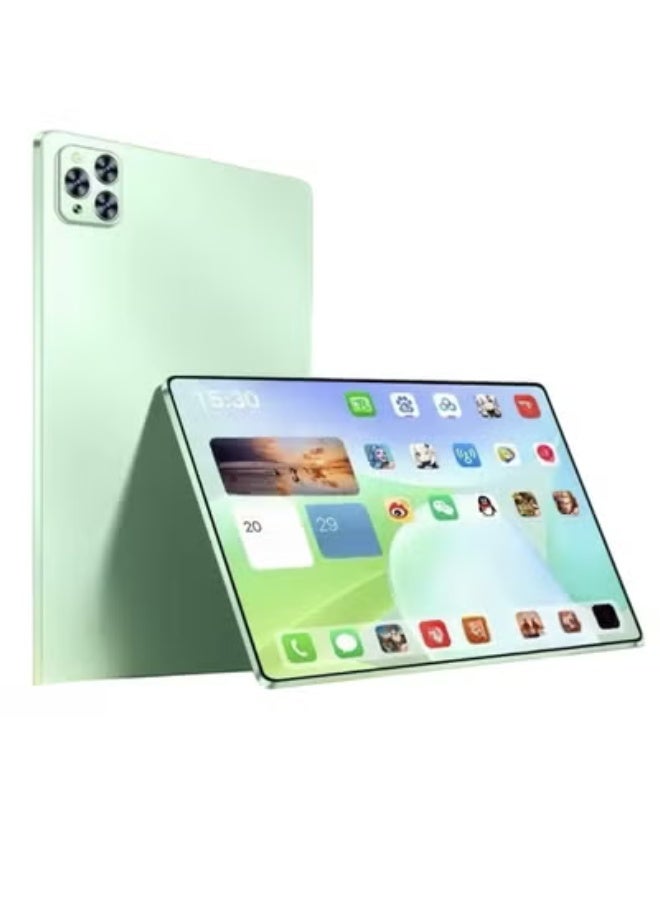 جهاز لوحي Pad Pro، جهاز لوحي يعمل بنظام Android يدعم شبكة 5G كاملة، معالج ثماني النواة عالي الأداء، كاميرا مزدوجة، جهاز لوحي تعليمي للطلاب، مناسب للترفيه والألعاب والتعلم، (قطعة واحدة، أخضر، ذاكرة وصول عشوائي 8 جيجابايت، ذاكرة تخزين داخلية 256 جيجابايت)